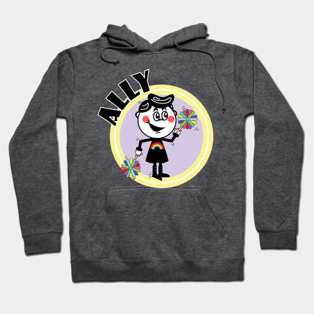 I'm Your Ally Hoodie by VultureVomitInc